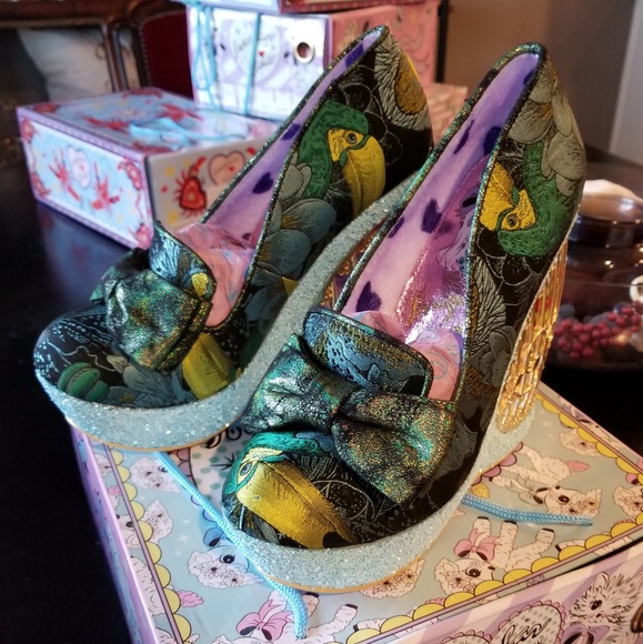 Irregular choice Shoes - Irregular choice Ornate Agador bird cage heels